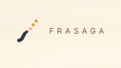 FRASAGA logo: a curved line with three rising dots beside the FRASAGA name